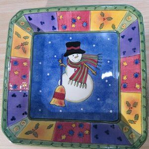 Snowman Plate by Sango designed by Sue Zipkin